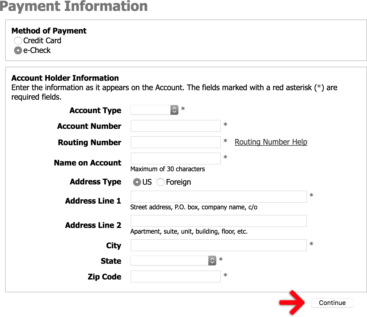 Add And Manage Payment Accounts In The E filing Application E Filing Help