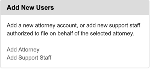 Choose User Type