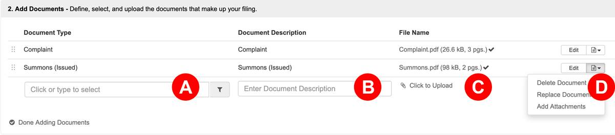 Add Documents