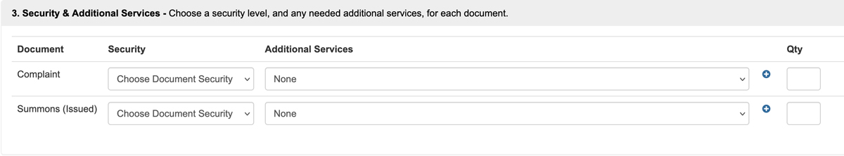 Security & Additional Services